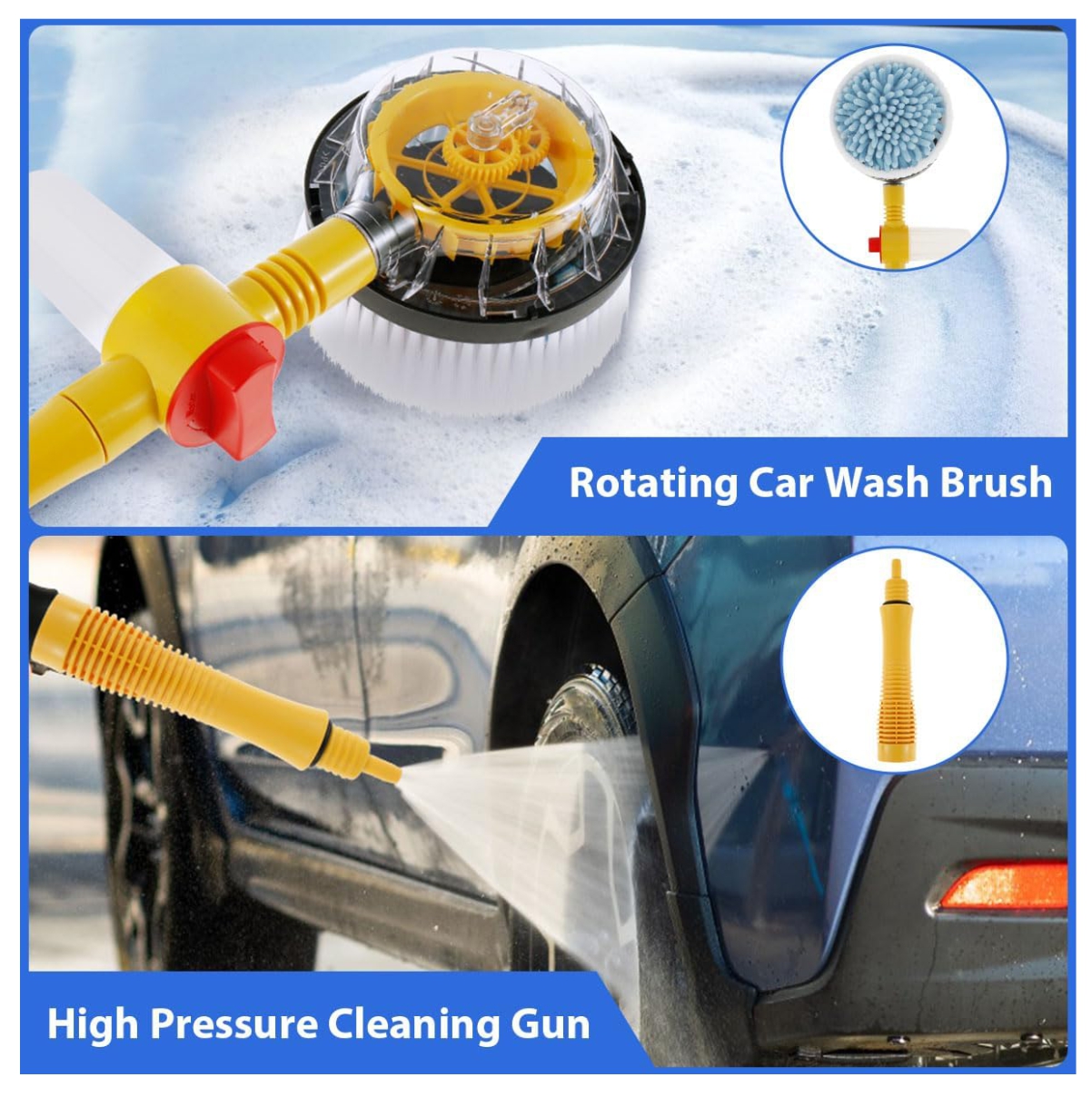 Cepillo A Presion Lavado Carro auto Moto